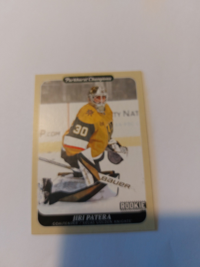 2023-24 Parkhurst Champions #105 Jiri Patera RC