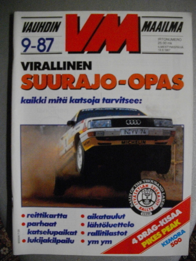 Vauhdin Maailma Nro 9/1987 (16.3)