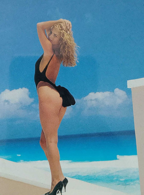 Swimwear illustrated keräilykortti