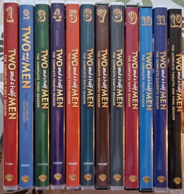 TWO and a half MEN MIEHEN PUOLIKKAAT 1-12 Dvd:eet KOKO SARJA
