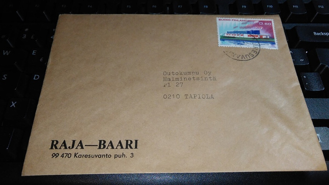 Karesuvanto Raja-Baari firmakuori 26/6