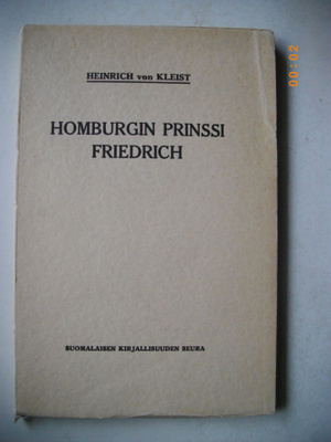 Heinrich von Kleist: Homburgin prinssi Friedrich