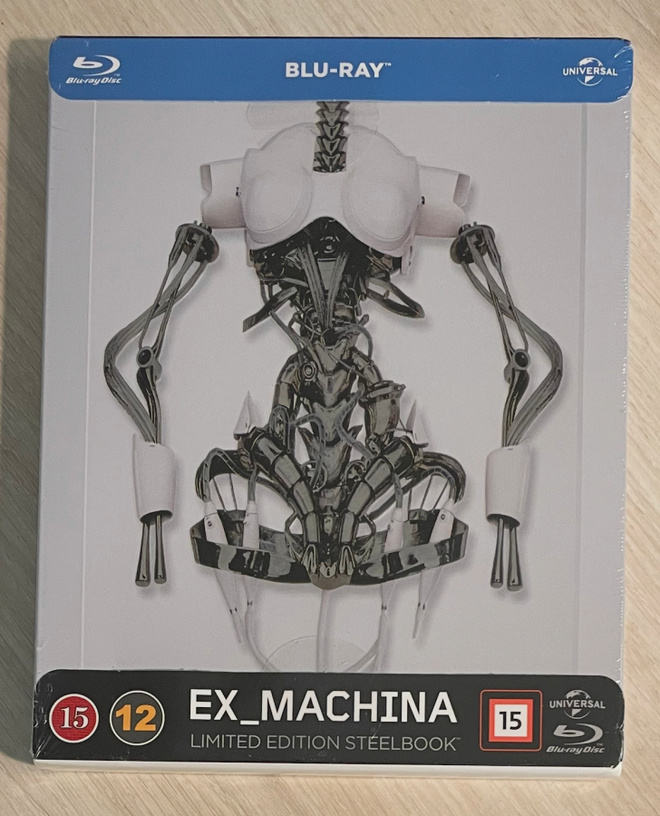 Alex Garland: EX MACHINA (2014) Limited Steelbook (UUSI)