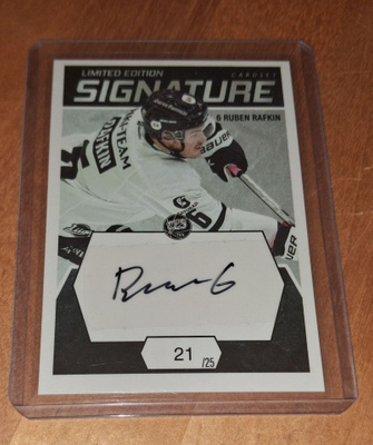 21-22 Cardset Signature Limited Ruben Rafkin /25 TPS