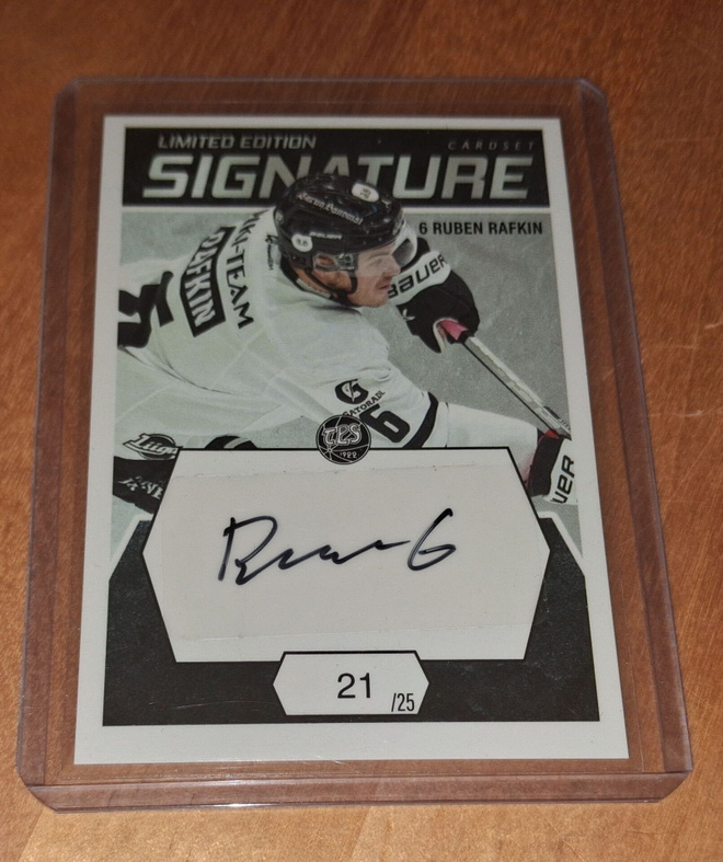 21-22 Cardset Signature Limited Ruben Rafkin /25 TPS