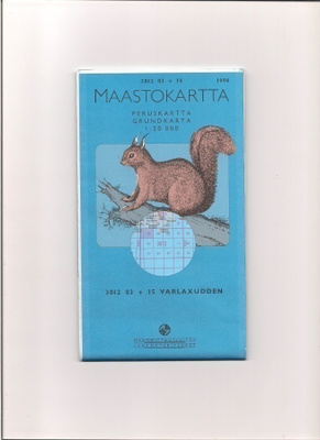 Maastokartta 1:20 000 Varlaxudden