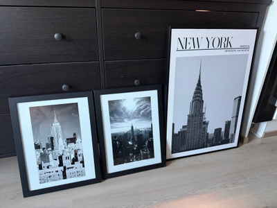 New York sisustustalut 3kpl