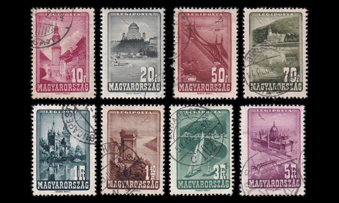 Unkari 963-70 o Lentoposti maisemia (1947)