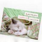 KISSA... °°AJATUS...°° -KORTTI / KARTO (Kimberlin) - pikkukuva 1