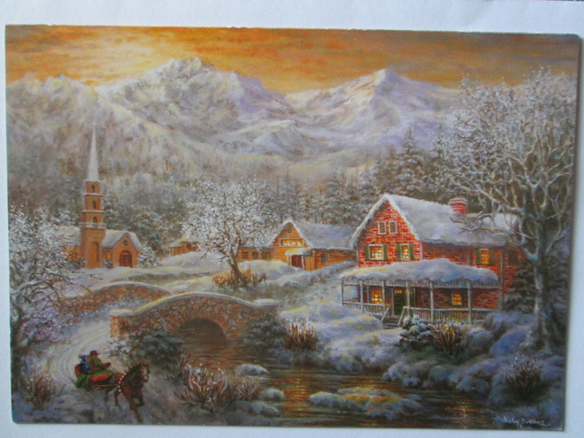 KULKEMATON TAITTOKORTTI JOULUKORTTI