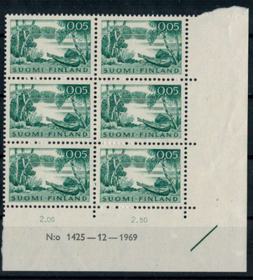 1963  5p rantamaisema nro-6lo 1425 ++
