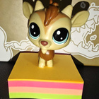 LPS Littlest Pet Shop #2-116 Vuohi / Goat (Quincy Goatee) - pikkukuva 1