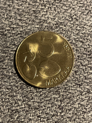 Proof / UNC 5 Markkaa 1992