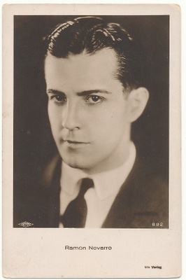 Filmitähti RAMON NOVARRO - vanha kortti