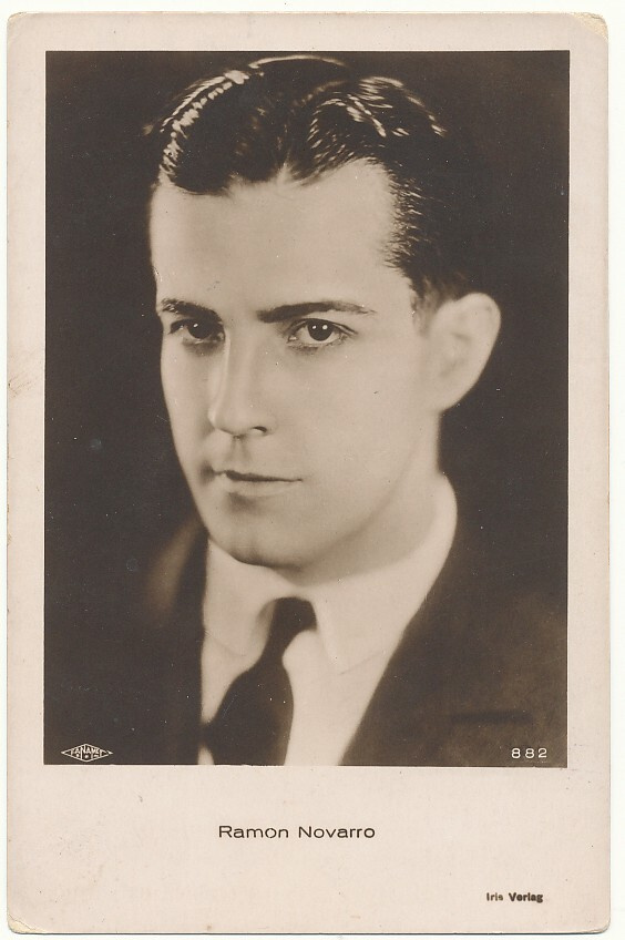 Filmitähti RAMON NOVARRO - vanha kortti