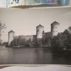 VANHA Valokuva Savonlinna 1930-l Kortin Alkup.Mallikappale - pikkukuva 1