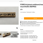 FORD Alkuperäisiä kirjaimia veteraneihin - pikkukuva 3