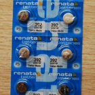 Renata 392 SR41SW Hopeaoksidiparisto, 10 kpl - pikkukuva 1