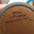 Okki Laine Kupittaan savi kannellinen kulho - pikkukuva 2