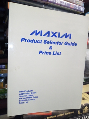 MAXIM - PRODUCT SELECTOR GUIDE ( SIS POSTIKULU)