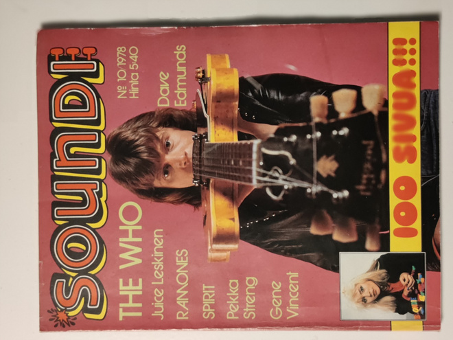 Soundi N:o 10/1978 musiikkilehti