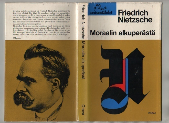 Nietzsche: Moraalin alkuperästä, Otava 1969, 1.p., skp., K3