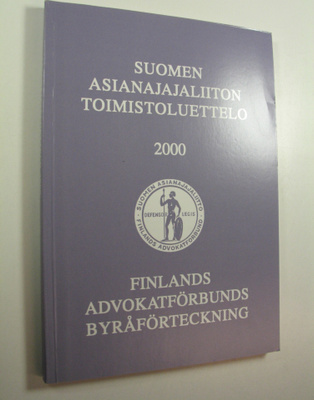 Suomen asianajajaliiton toimistoluettelo 2000