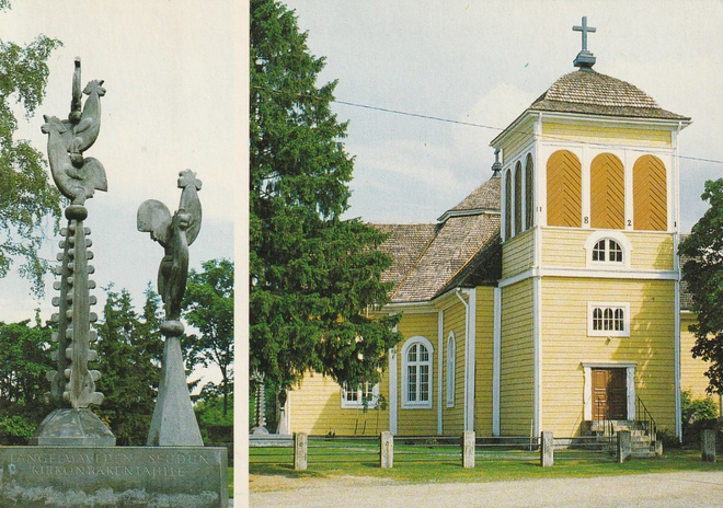 KIRKKOKORTTI - ERÄJÄEVEN KIRKKO - 1