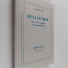 Luc Boltanski : De la critique : precis de sociologie de ... - pikkukuva 1
