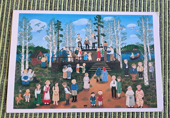 Anita Backlund, tanssilavalla, syksy 1991, uusi