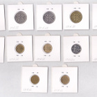 Viro 10 senti - 1 Kroon v.1991-2004 12 kolikkoa kehyksissä - pikkukuva 2