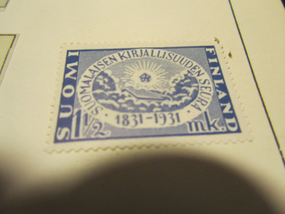 1931 suomalaisen kir. seu 100 vuo 1 1/2 mk, postituore