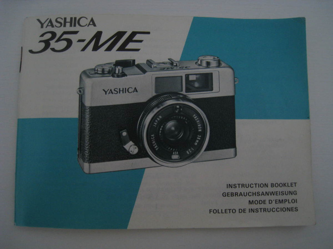  Yashica 35-ME Käyttöohje Manual Guidebook
