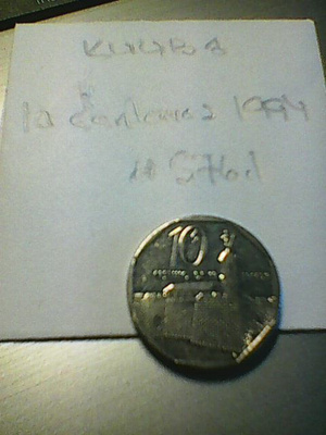Kuuba 10 centavos 1994, km#576.1