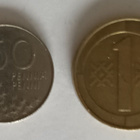 50 penniä 1991 & 1 markka 1994, 2 kuvaa - pikkukuva 1