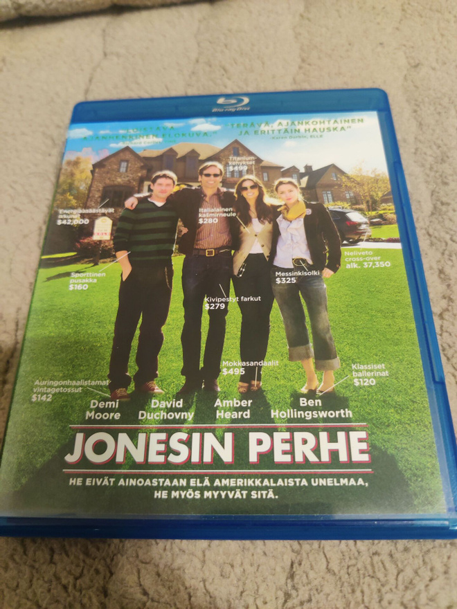 Jonesin Perhe (Demi Moore) Blu-ray