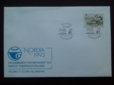 Erikoisleimakuori Itämeri 1993  (K106)