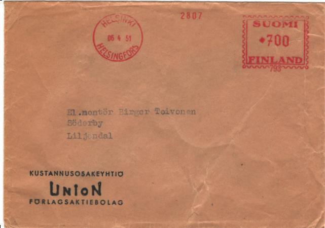 FIRMAKUORI KUSTANNUS OY UNION HELSINKI+ FRAMALEIMA