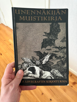 unennäkijän muistikirja HP Lovecraftin kirjoituksia