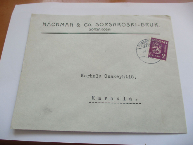 1934 Sorsakoski liikekuori