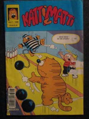 SARJAKUVALEHTI KATTIMATTI 7 / 1988