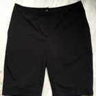 CUTTER & BUCK NAISTEN MUSTAT GOLFSHORTSIT koko 42 - pikkukuva 1
