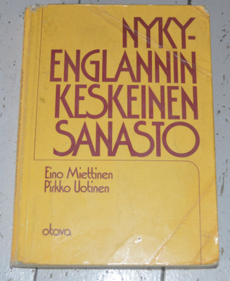 Nykyenglannin keskeinen sanasto – Eino Miettinen & Pirkko U