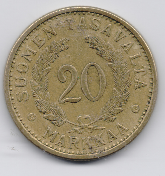 1939 20 markkaa kl8