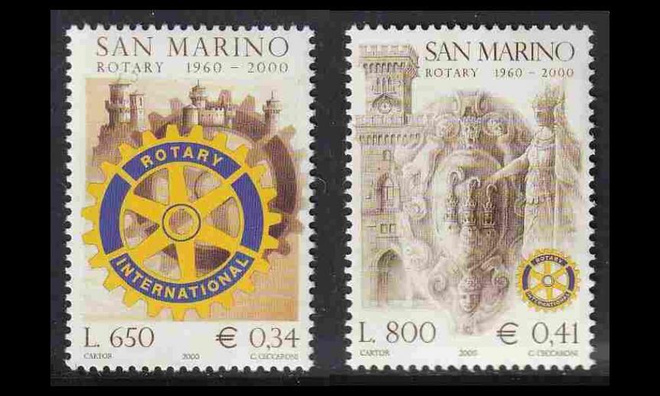San Marino 1884-5 ** Rotarit 40v (2000)