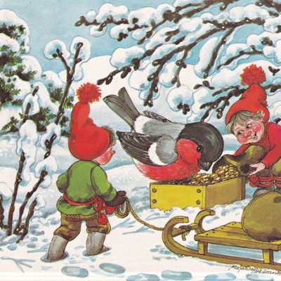 Marjaliisa Pitkäranta, Tontut ja punatulkku. e310