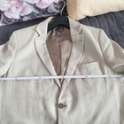 H&M Miesten pikkutakki 100% pellavaa (54) - pikkukuva 3