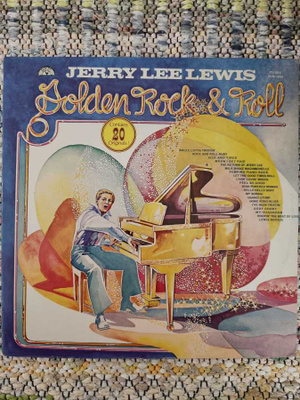 JERRY LEE LEWIS - GOLDEN ROCK AND ROLL LP