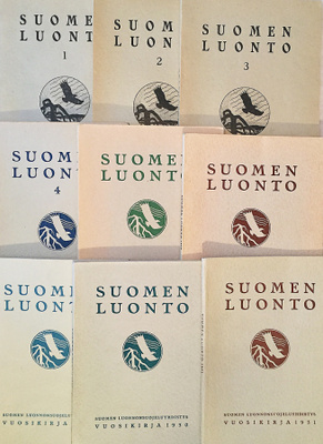 Suomen Luonto  1941-2017 vuosikerrat 72 kpl