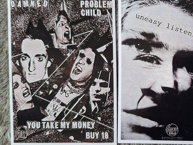 THE DAMNED --- promo postikortti 3kpl --- 9.5cm x 13.5cm